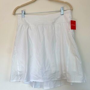 White tennis skort NWT